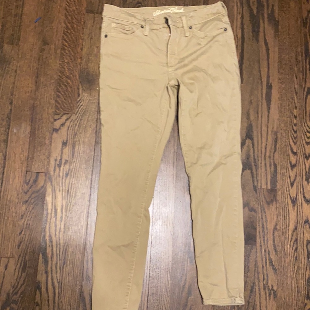 Khaki Skinny Jeans